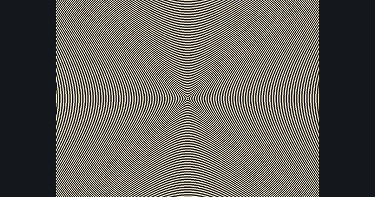 The picture produced by the shader in the lesson "Supersampling: when fwidth is not enough"