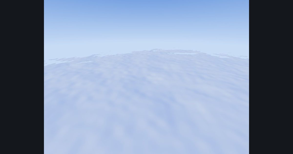 The picture produced by the shader in the lesson "Snow 1: a field of snow"