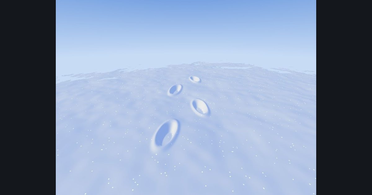 The picture produced by the shader in the lesson "Snow 3: sparkle"