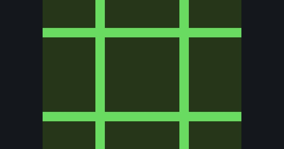 The target picture for the shader challenge "Pixelated grid"