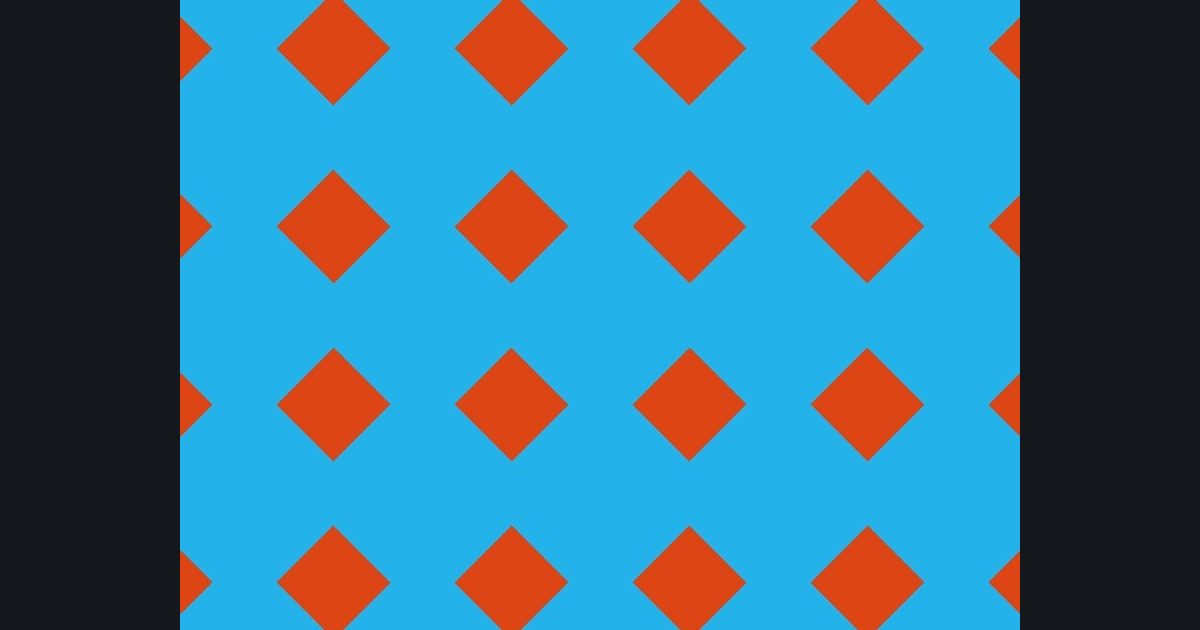 The target picture for the shader challenge "Pulsing diamond lattice"