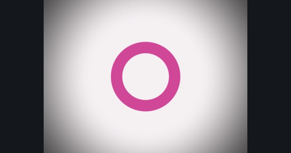 The target picture for the shader challenge "Ring with a dark vignette"
