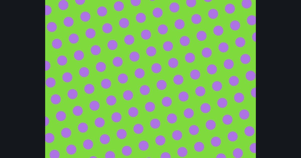 The target picture for the shader challenge "Tilted dots"
