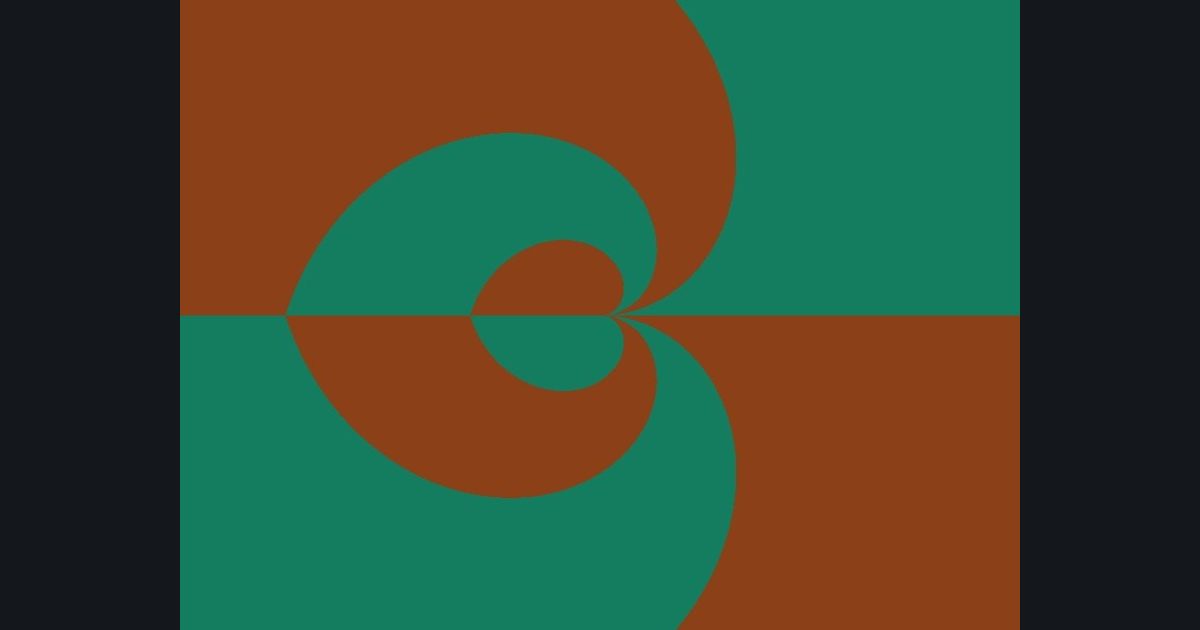 The target picture for the shader challenge "Polar rays with a pulsing brightness"