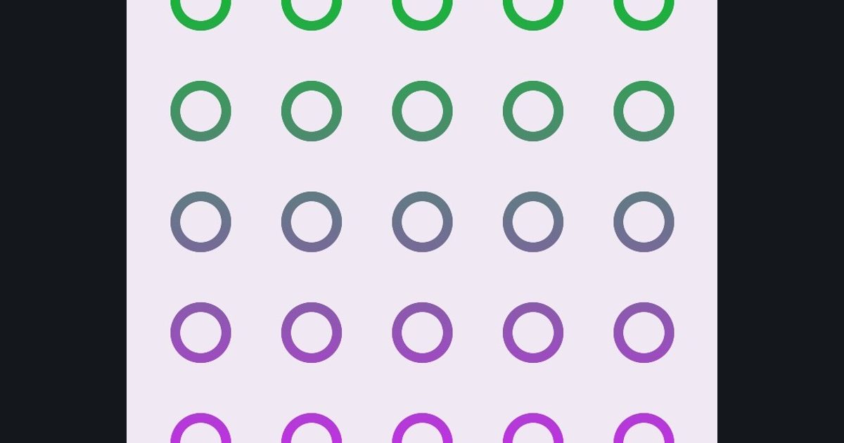 The target picture for the shader challenge "4×4 tiled ring"