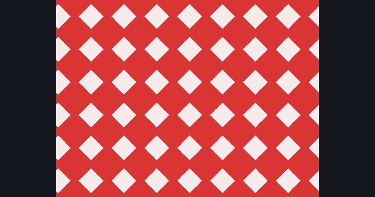 The target picture for the shader challenge "Scrolling diamond lattice"