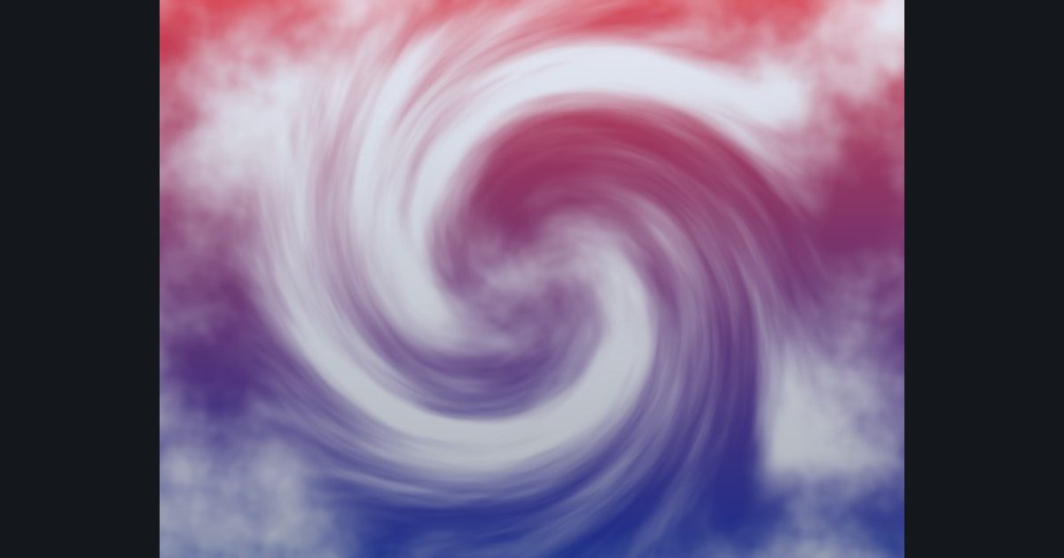 The target picture for the shader challenge "Twisted fractal noise with a fade to dark at the bottom"