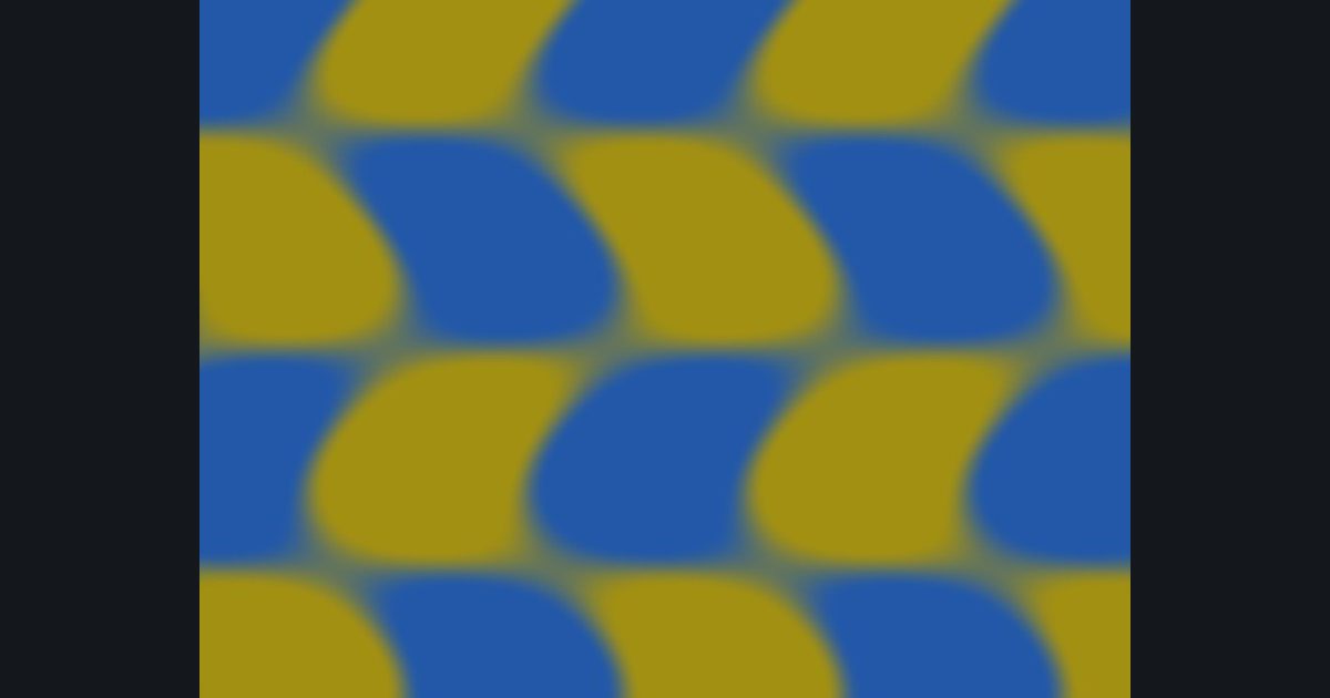 The target picture for the shader challenge "Scrolling rippling wave lattice with a pulsing brightness"