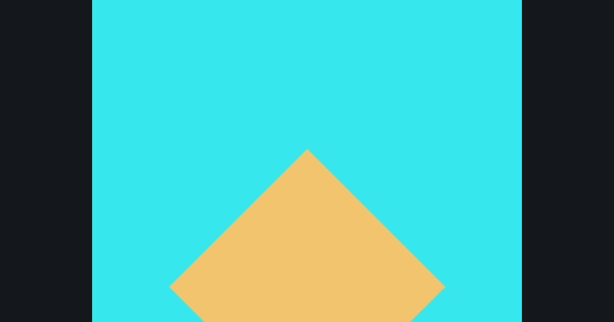 The target picture for the shader challenge "Scrolling diamond"
