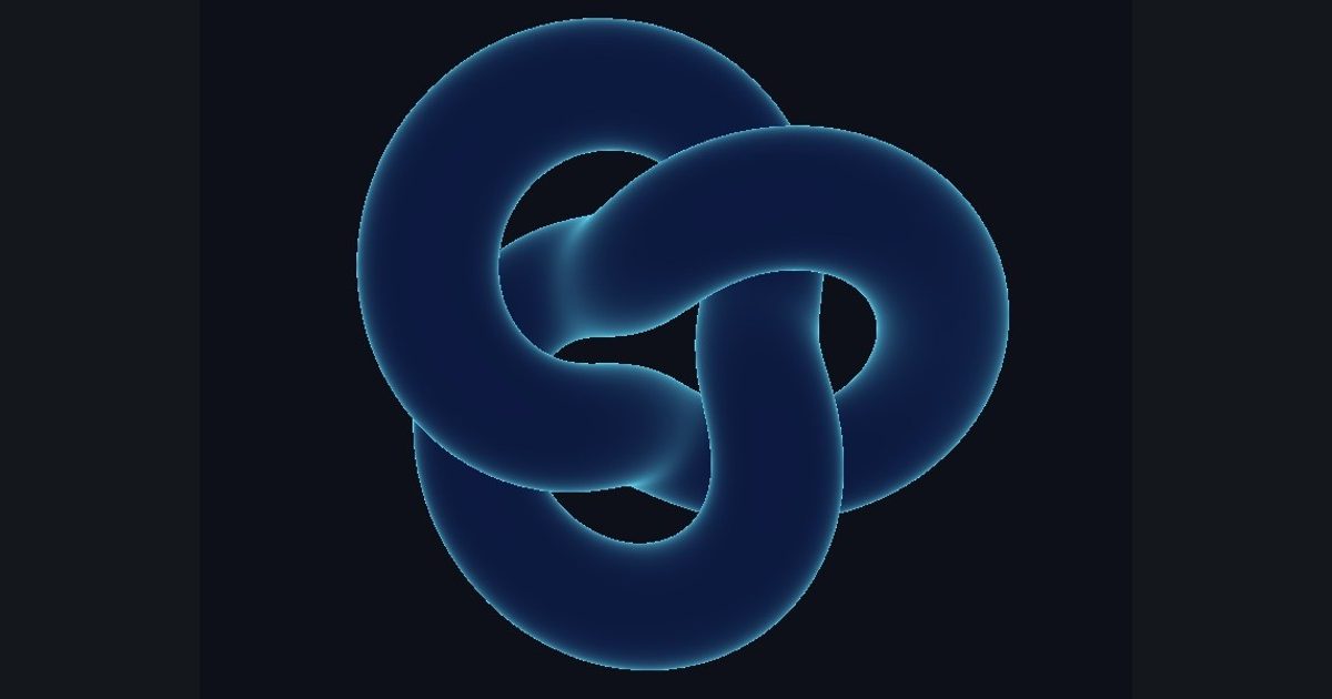 The picture produced by the shader in the lesson "Fresnel rim glow"