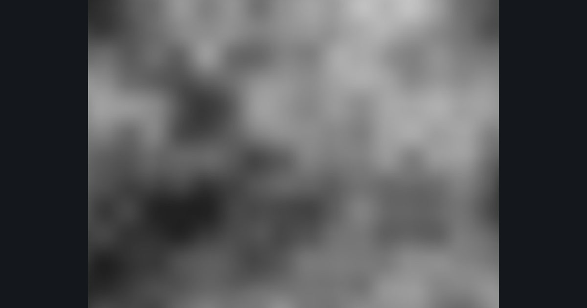 The picture produced by the shader in the lesson "Noise on noise: add layers by hand"