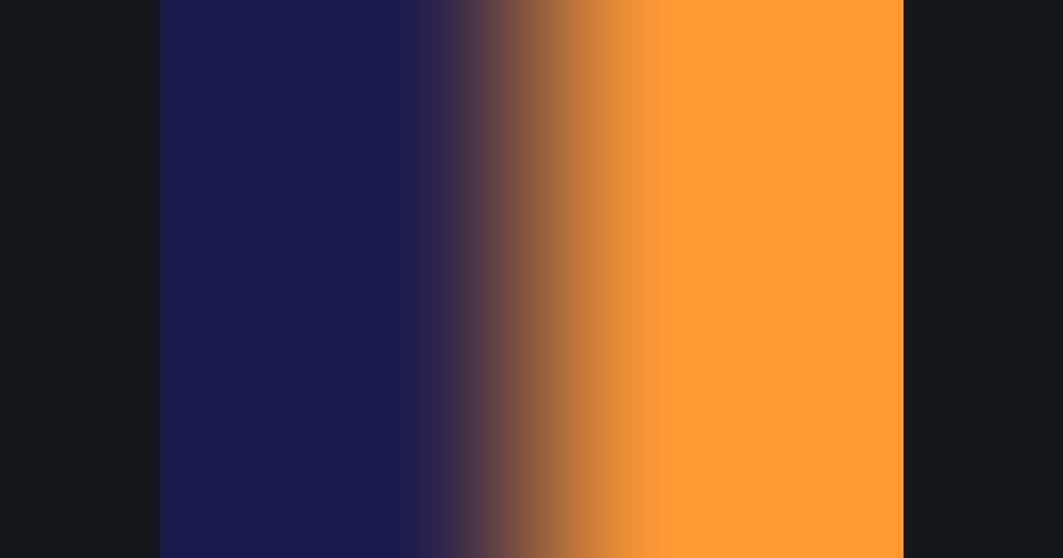 The picture produced by the shader in the lesson "smoothstep(): soft edges"