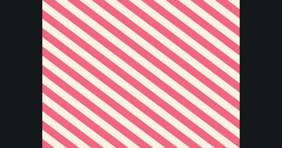 The target picture for the shader challenge "Candy stripes"