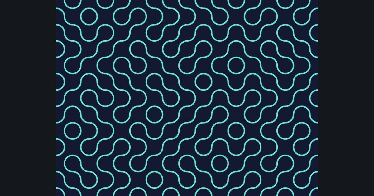 The target picture for the shader challenge "Truchet maze"