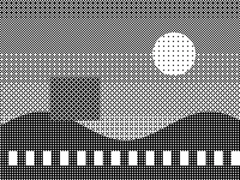 Target picture for Ordered dithering
