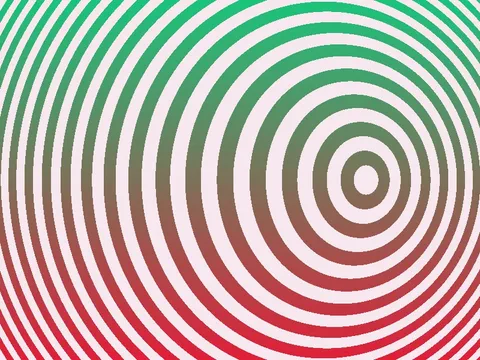 Target picture for Bulging scrolling rings