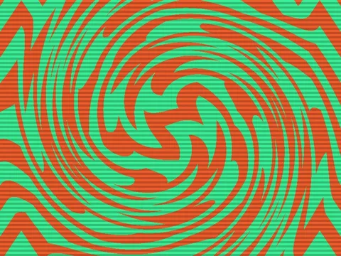 Target picture for Twisted zigzag stripes with scanlines