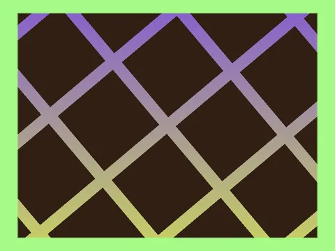 Target picture for Tilted grid with a border