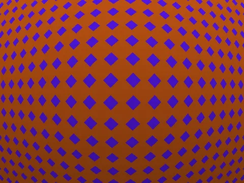 Target picture for Bulging diamond lattice with a fade to dark at the bottom