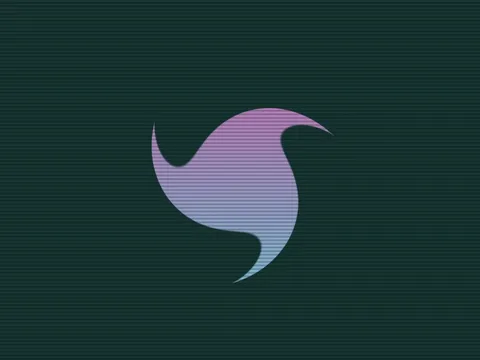 Target picture for Twisted triangle with scanlines