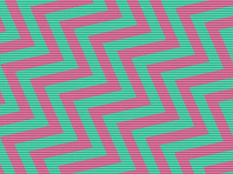 Target picture for Tilted pulsing zigzag stripes with scanlines