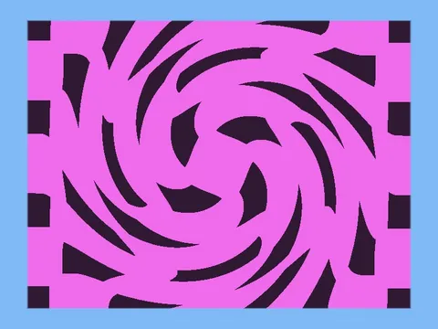 Target picture for Twisted diamond lattice with a border