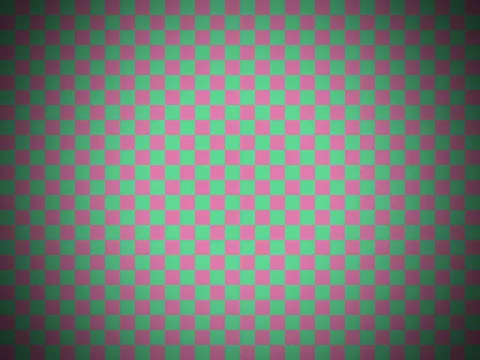 Target picture for 6×6 tiled checkerboard with a dark vignette