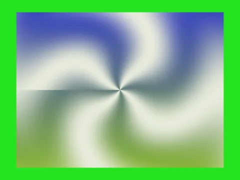 Target picture for Polar wavy bands with a border