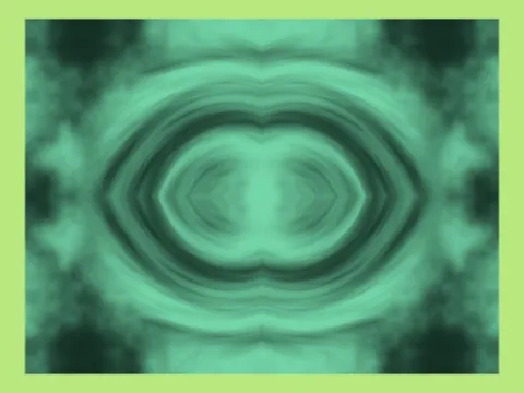 Target picture for Four-way mirrored twisted fractal noise with a border