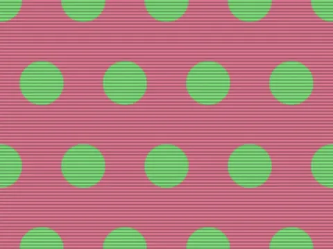Target picture for Staggered dots with scanlines