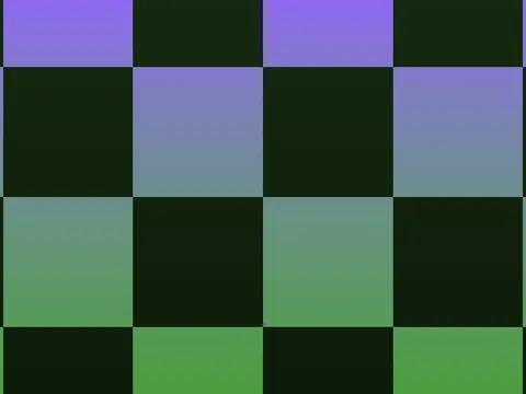 Target picture for Pulsing checkerboard with a fade to dark at the bottom