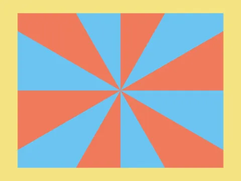 Target picture for Rays with a border