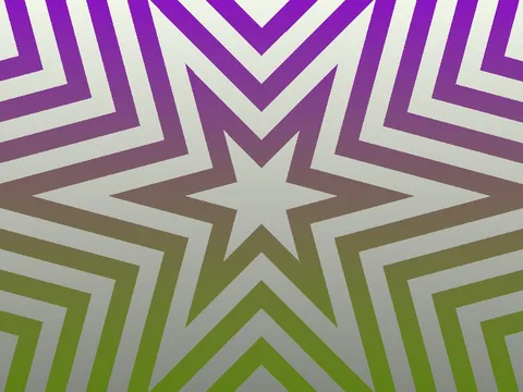 Target picture for 6-way kaleidoscope of stripes with a fade to dark at the bottom