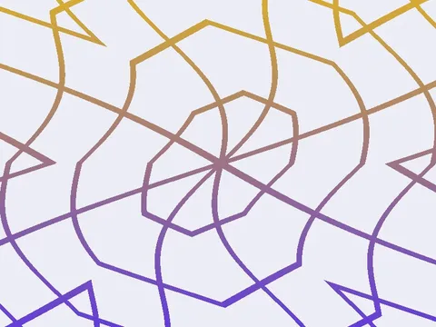 Target picture for 8-way kaleidoscope of grid, rippling