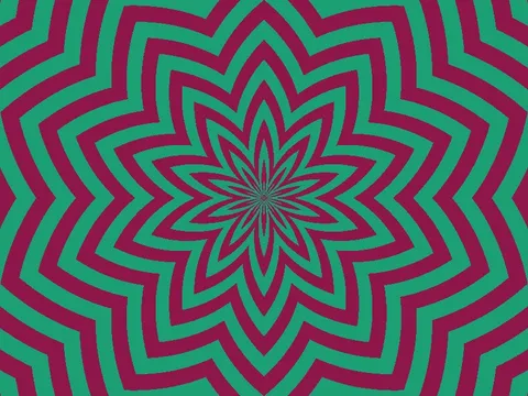 Target picture for Polar zigzag stripes with a pulsing brightness