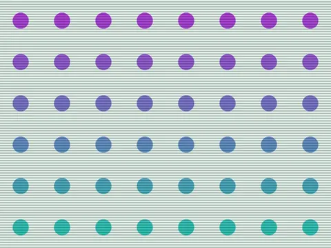 Target picture for Dots with scanlines