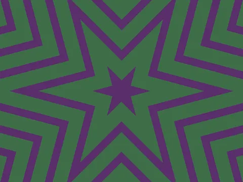 Target picture for 6-way kaleidoscope of stripes, four-way mirrored with a pulsing brightness