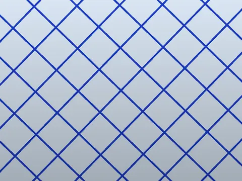 Target picture for Tilted spinning grid with a fade to dark at the bottom