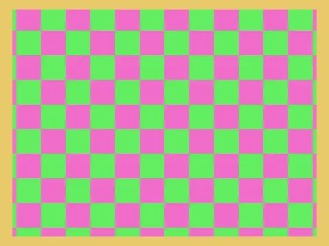 Target picture for Scrolling checkerboard with a border