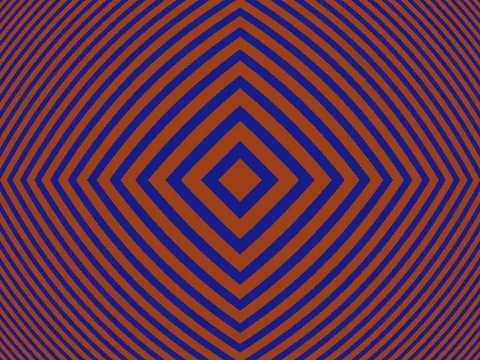 Target picture for Four-way mirrored bulging stripes with a pulsing brightness