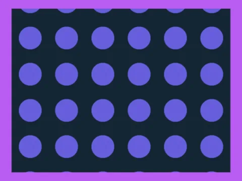 Target picture for Scrolling dots with a border