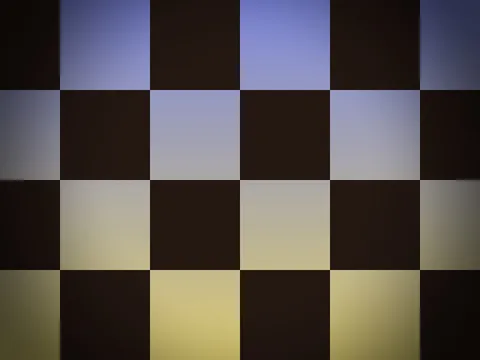 Target picture for Pixelated checkerboard with a dark vignette