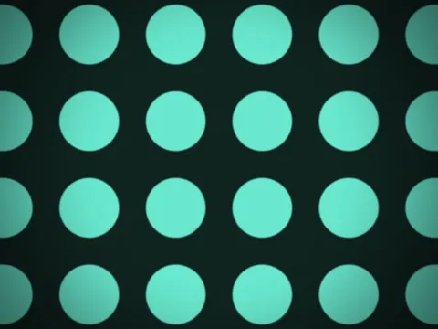 Target picture for Pulsing dots with a dark vignette