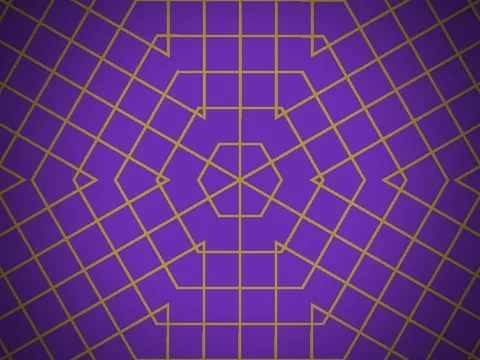 Target picture for 6-way kaleidoscope of grid with a dark vignette