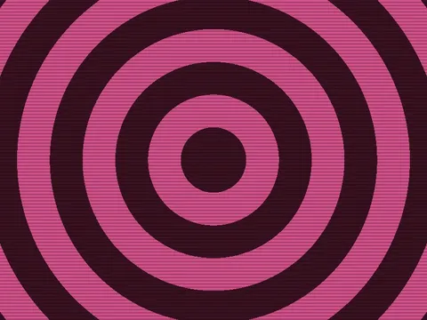 Target picture for Pulsing rings with scanlines