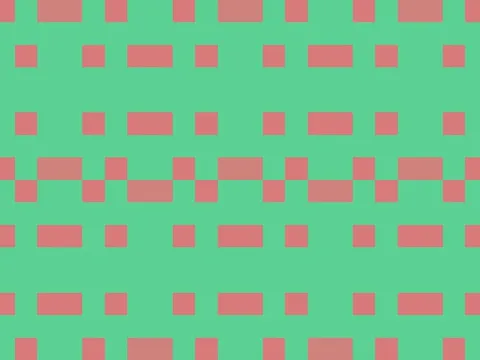 Target picture for Pixelated staggered dots