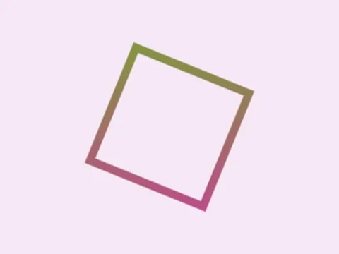 Target picture for Tilted diamond outline