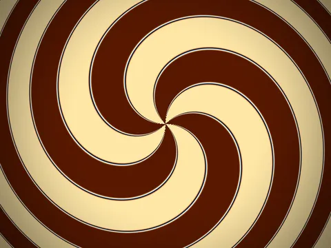Target picture for Bulging spiral with a dark vignette