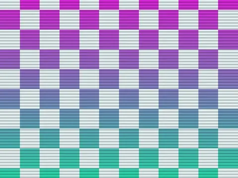 Target picture for Checkerboard with scanlines