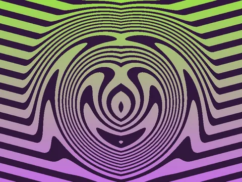 Target picture for Mirrored twisted stripes